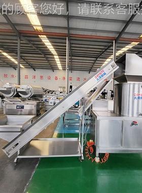连续式洋葱流机切泥水线 大洋供应高速萝卜CN2000打浆生产白线切