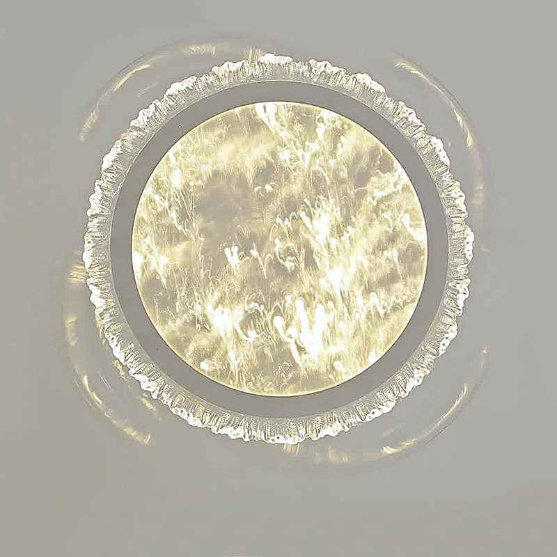 全光谱风扇灯客厅餐厅灯现代简约隐形扇意式极简轻奢云雾吊风扇灯