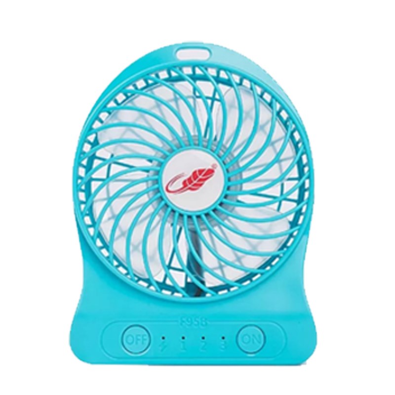 充电小风扇学生宿舍便携式手持办公室桌面迷你风扇芭蕉扇共田F95S
