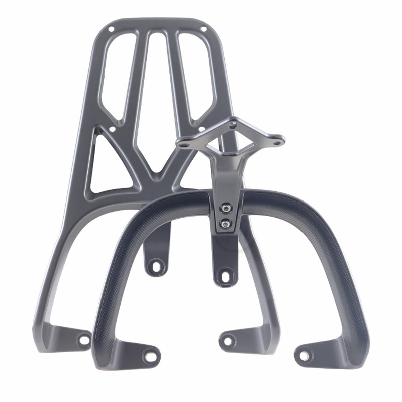 适用绿源电动车S70尾箱支架MYY后衣架后备箱货架载物架扶手靠背垫