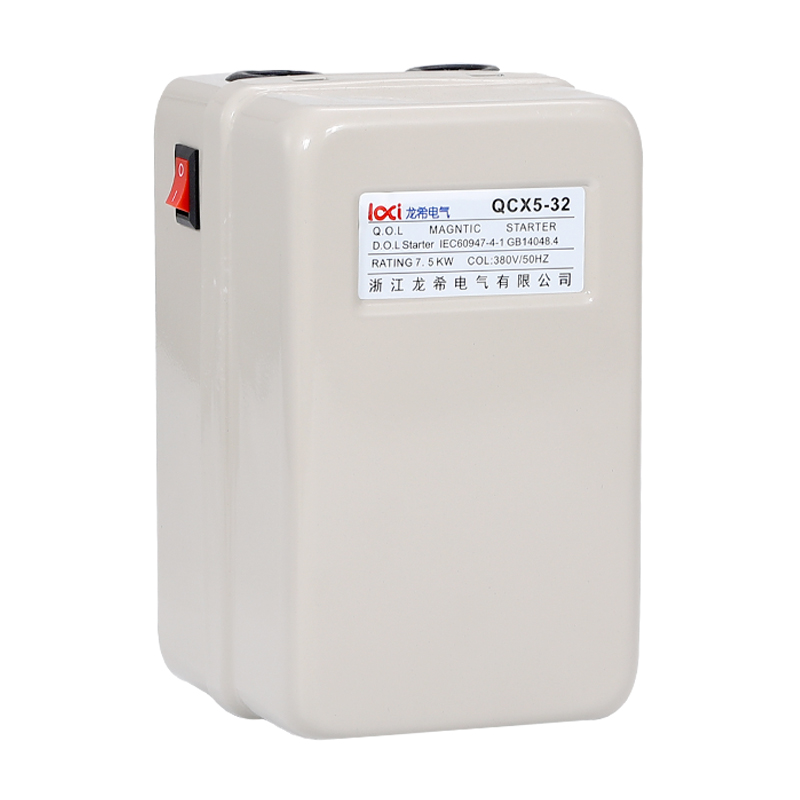 带指示信号灯磁力启动器380V三相电动机水泵缺相智能过载保护开关