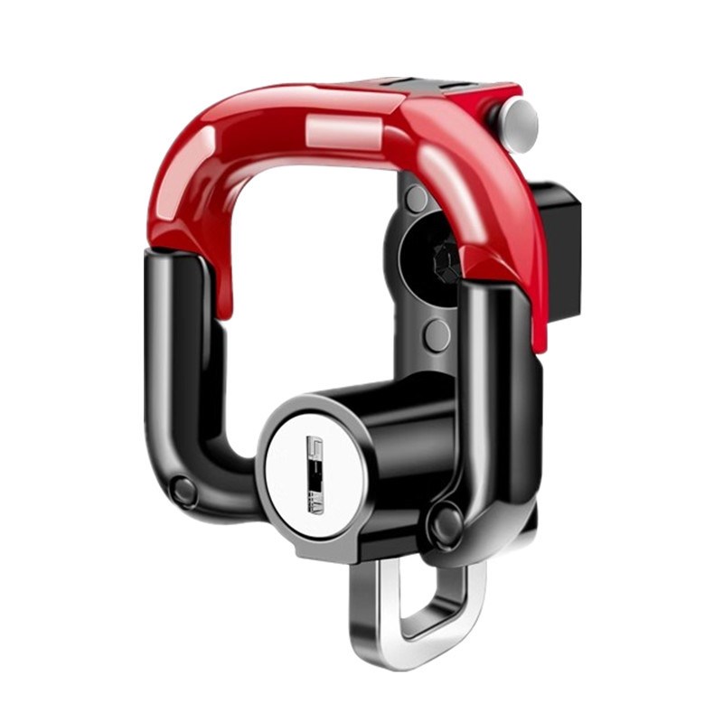 电动摩托车头盔锁防盗防偷神器固定安全帽挂钩锁自行车帽子锁