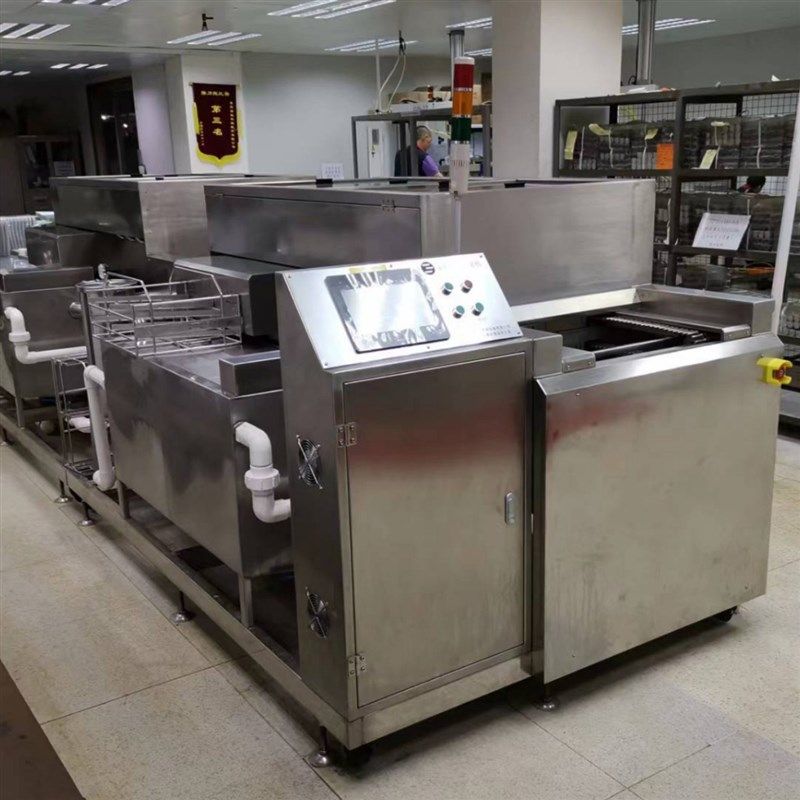 多槽式超声波清洗机 五金零件线路板除油除锈超声波清洗设备