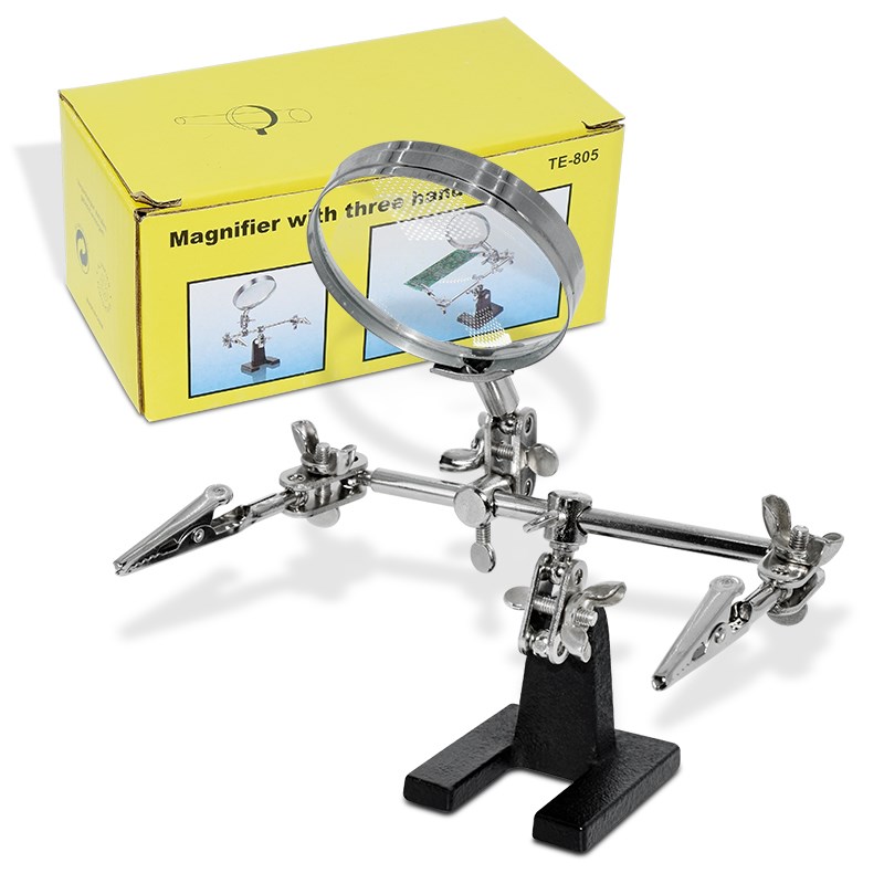 维修放大镜架子 手机主板焊接辅助夹子 电路板固定支架线路板焊架