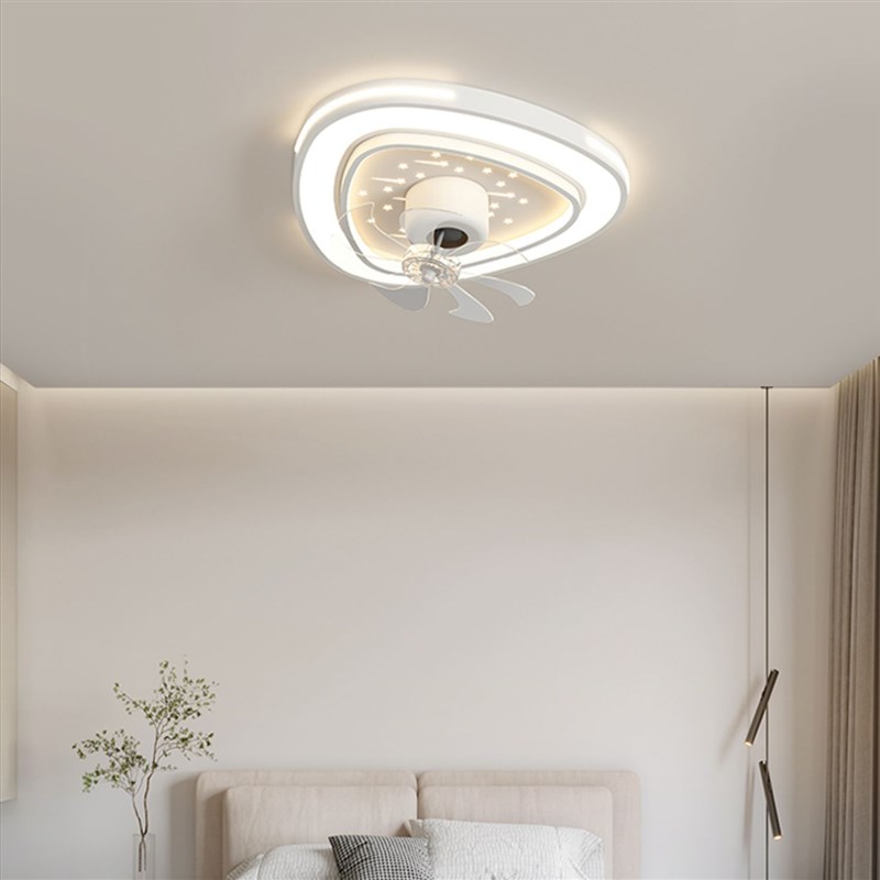 客厅灯风扇灯现代简约大气电扇灯摇头风扇网红吸顶灯全屋灯具套餐