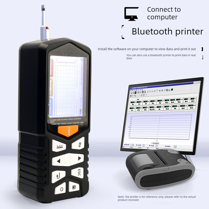 TR100便携式表面粗糙度仪高精度粗糙度测量仪P器 手持光洁度检测