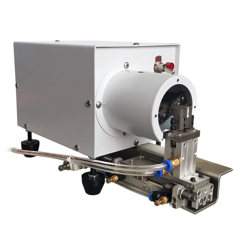 气动剥皮扭线f机多芯护套电线自动剥皮机橡胶线半剥扭线拧线机小