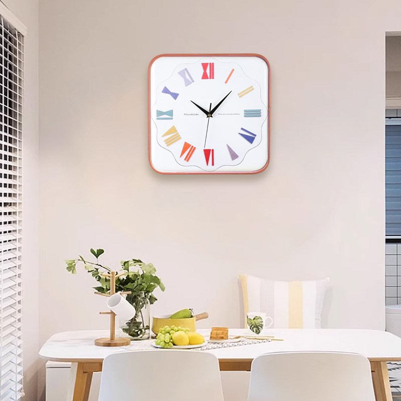 2023简约挂表铁艺挂钟客厅艺术装E饰画钟表静音欧式时尚时钟表钟