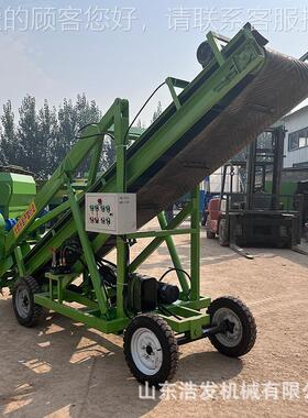 工全液压式四米高取草养机牛场活灵CUM行走电动扒料机牧区省人抓