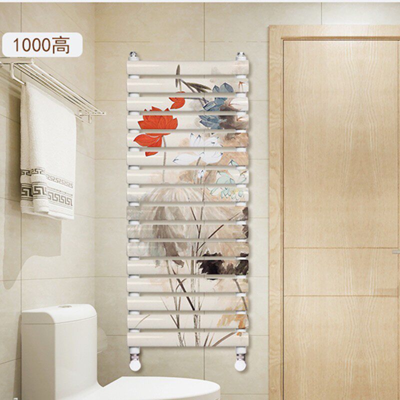 暖气片家用水暖卫生间小背篓壁挂式散热片平板卫浴艺术暖气超薄