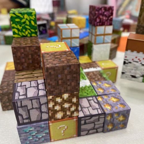 爆款世界磁力MC方块积木玩具儿童益智拼装磁铁百变磁吸男孩礼物