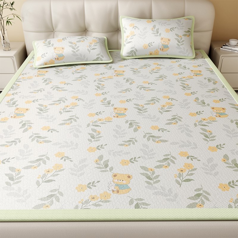 夏天冰丝凉席可水洗机洗冰藤席夏季空调软席床单2025新款冬夏两用