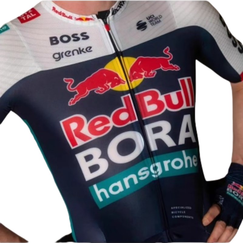 2025夏季短袖背带骑行服男女世巡环法车队版山地公路自行车套装定