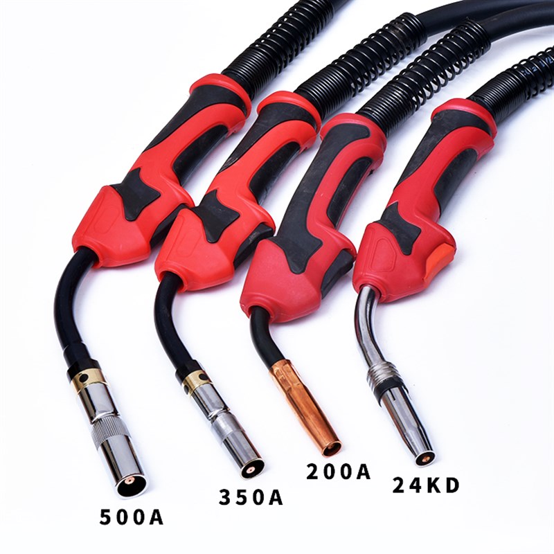 200/350/500A松下款二保焊枪二氧化碳气保焊机焊枪配件欧式焊把线