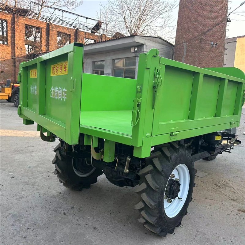 柴油三轮车农用运输车建筑工地工程车液压自卸翻斗车高低速运输车