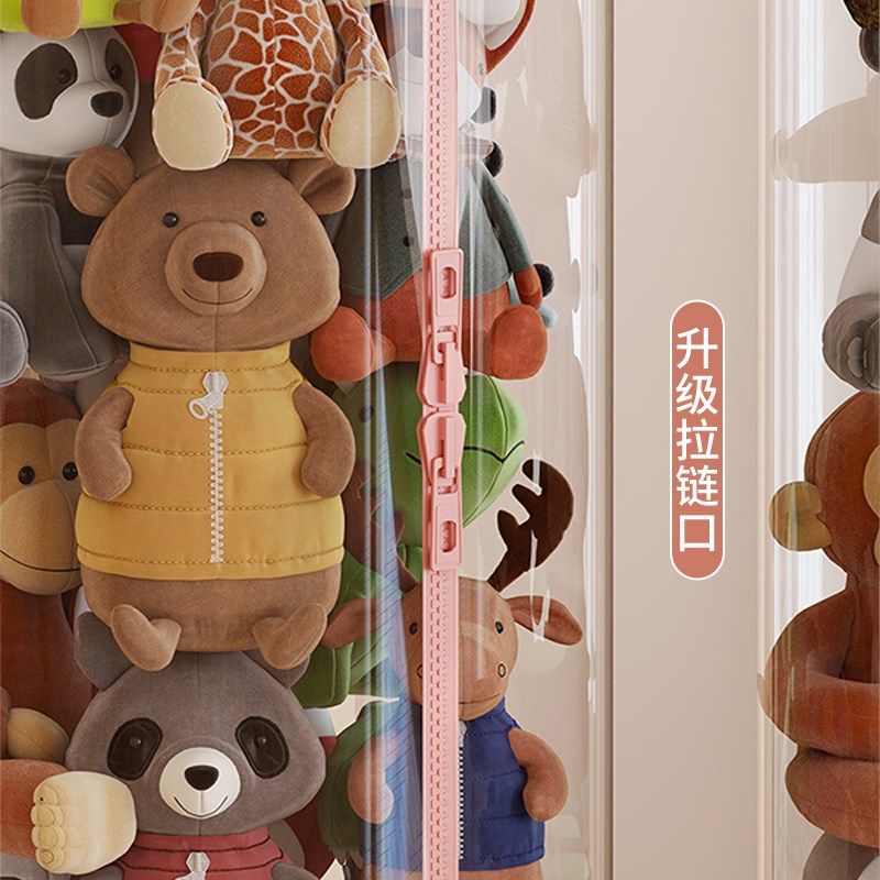 娃娃收纳桶家用大容量装玩偶公仔儿童玩具收纳筐毛绒玩具收纳神器