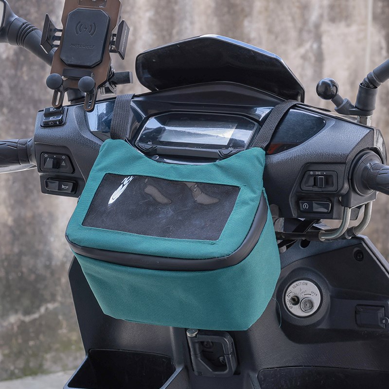 横竖屏导航骑士车头包电动车机车滑板车通用挂包前置触控屏幕收纳