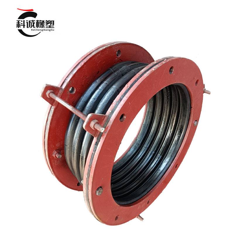 风机煤灰粉用橡胶补偿器 耐温酸碱橡胶波纹膨胀节风机吸尘负压