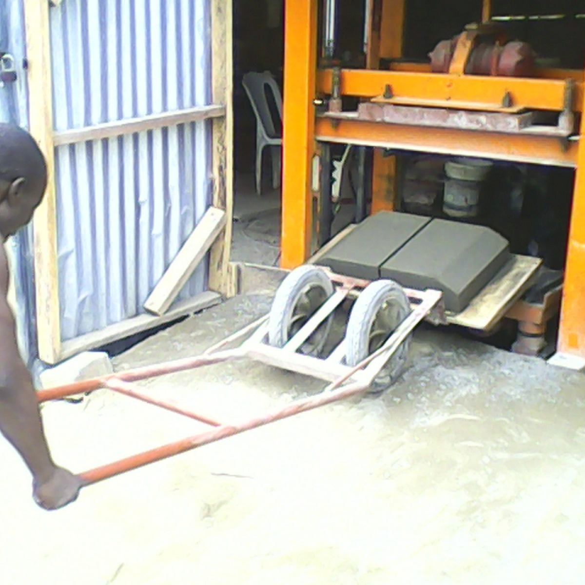 QTJ4-40 小型空心砖机 small concrete hollow block machine