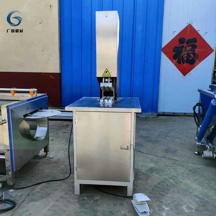 牛脚马蹄脱壳机 牛蹄压壳机 猪牛羊去蹄壳机试机 牛蹄剔壳机现货