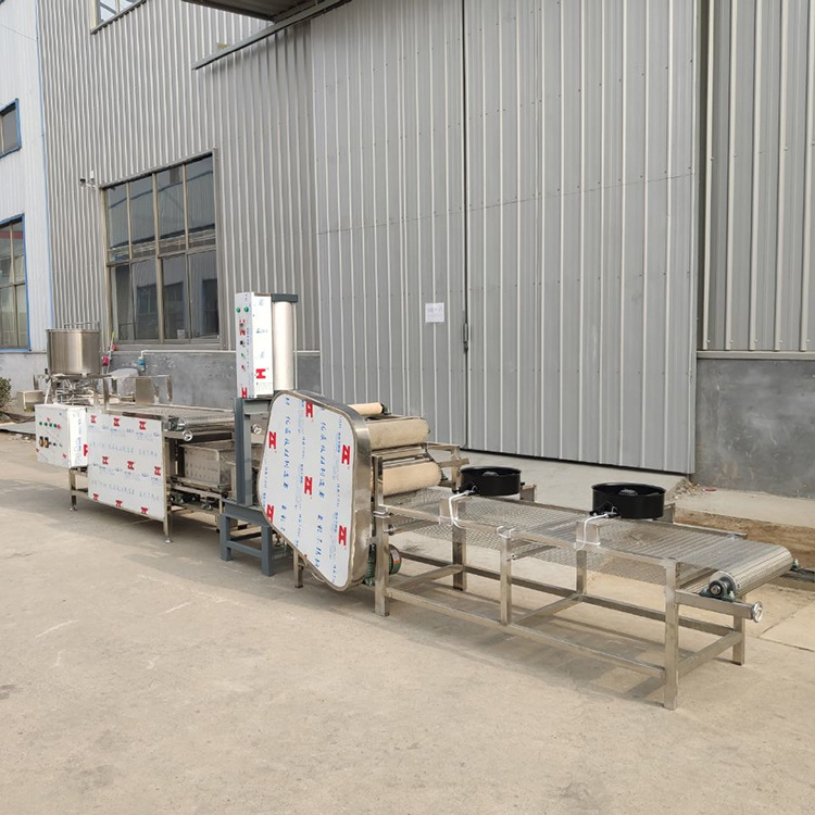 智能豆腐皮生产线 商用豆腐皮机器设备厂家 上门安装包教技术