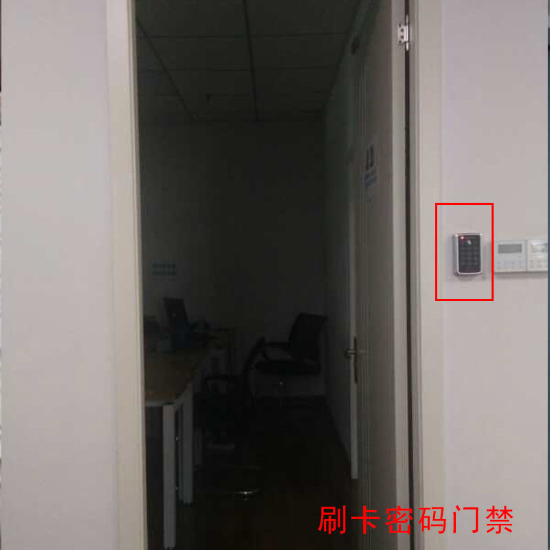 门禁控制器套装CPU卡IC卡读头二代身份证刷卡一体机 打卡密码开门