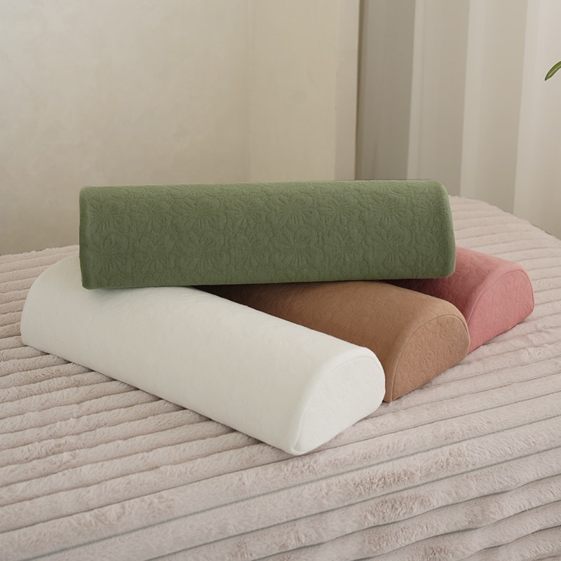 美容脚枕半圆枕按摩推拿腿枕足疗垫脚枕头记忆芯美容院专用可拆洗