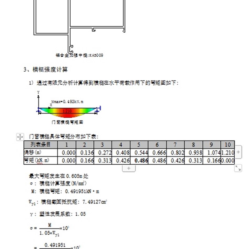 (专业计算/不满意不收费)栏杆/门窗/石材/幕墙T/铝板受力计算书