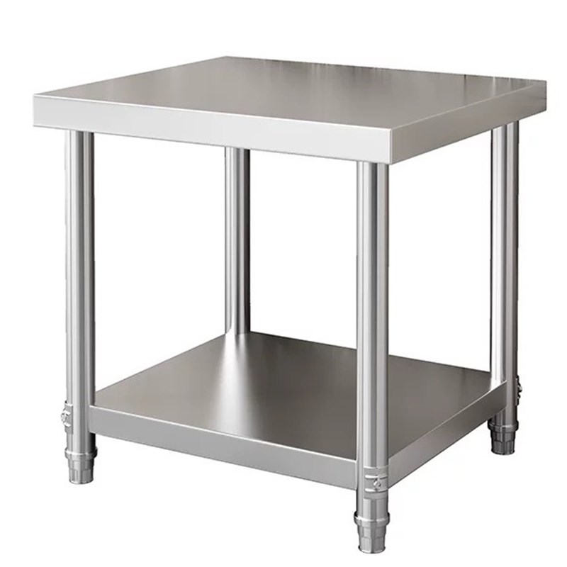 定制不锈钢置物架l工作台厨房切菜台烤箱微波炉收纳汤桶不锈钢方
