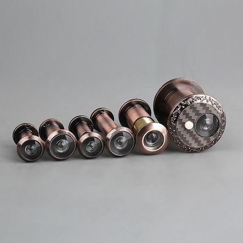 锌合金猫眼门镜门铃二合一防盗门堵孔防盗器家用老式可视监控通用