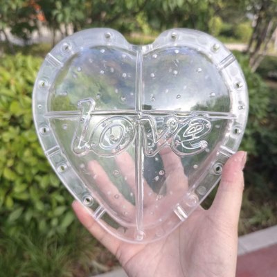 520模具元宝生定型生长斤爱心水果塑料长-3子心形方形4LOVE模西瓜