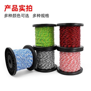 铁氟龙双绞高温线AFS特氟龙镀锡铜耐高低温花线信号线2芯双绞线
