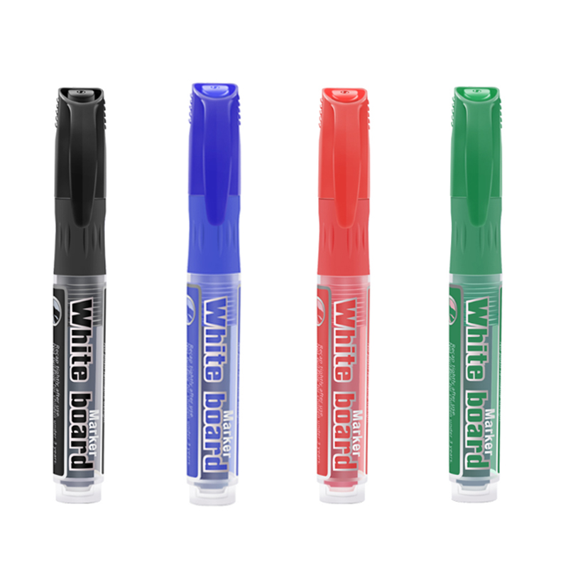白板笔可擦加墨水大容量直液式教师用水性黑板马克黑蓝红色玻璃换