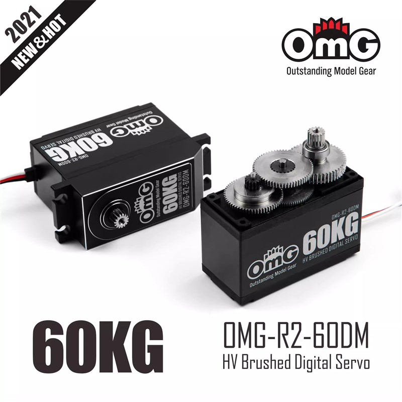 C OMG新品80 100公斤大扭防水无刷数字舵机AMA 1/5大脚车SCX6