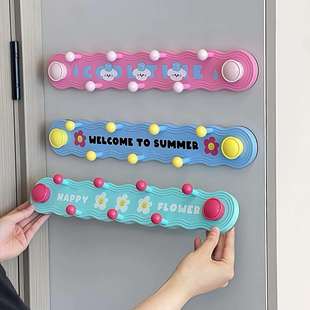 多巴胺挂钩真空吸盘免打孔门后挂钩墙上挂衣架一排黏钩创意可爱