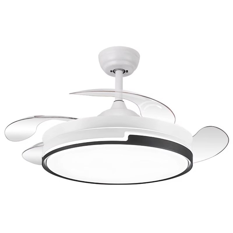 2025简约现代隐形风扇灯客厅卧室D餐厅家用静音吸顶带电一体吊扇