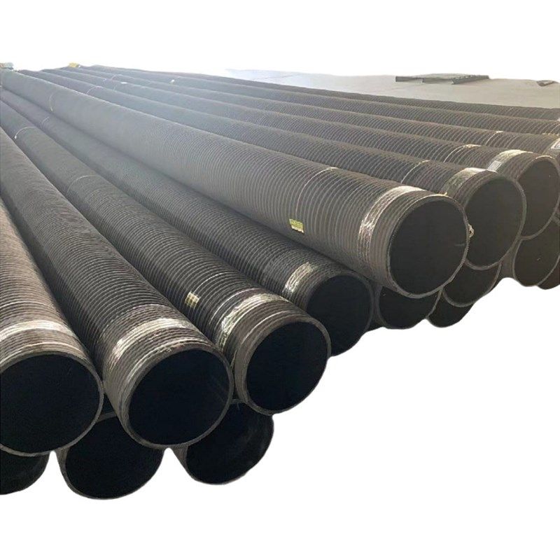 黑色橡胶钢丝缠绕橡胶管大口x径胶管夹布耐磨吸砂管法兰钢丝吸水,橡塑材料及制品,橡胶管,淘宝优惠券,粉丝福利购,淘宝优惠卷