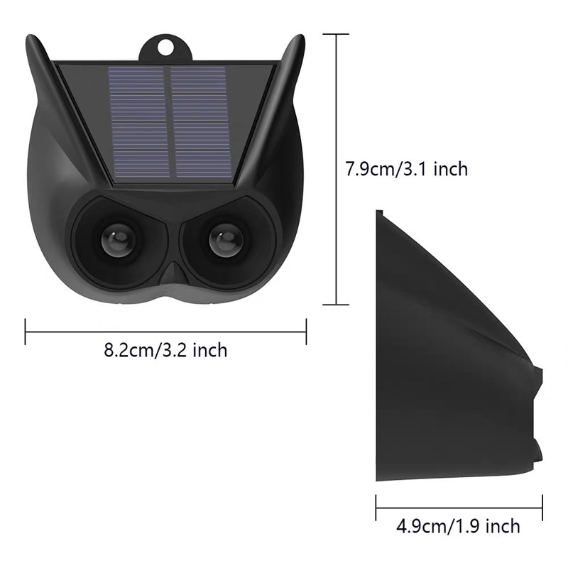 太阳能爆闪灯驱i赶器天黑自动工作驱赶猫狗驱蛇鼠吓黄鼠狼神器防