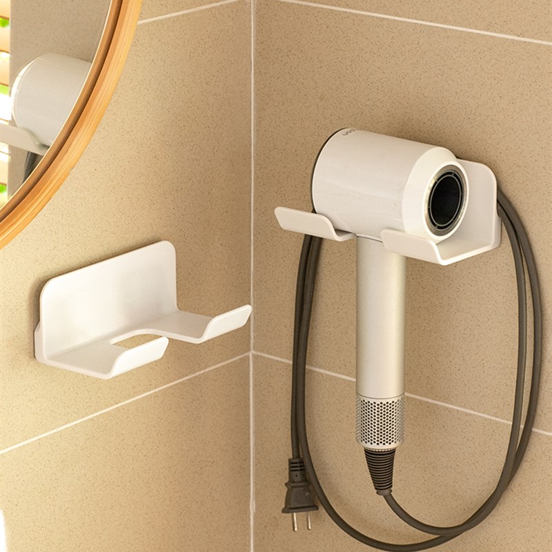 懒人吹风机置物架壁挂免打孔手拿风筒收纳支架R电吹风放置架子挂