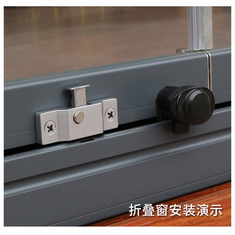 无框阳台弹c簧自动插销锁卫生间移门插销玻璃窗锁扣老式推拉窗户