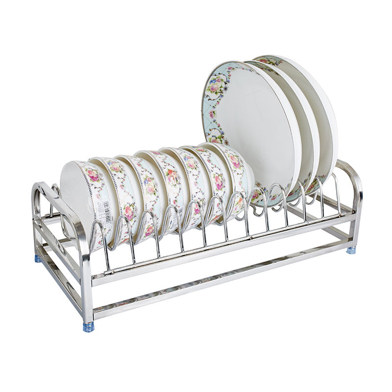304不锈钢碗碟架 沥水架厨房用品置物架放碗筷架单W层碗盘收纳架