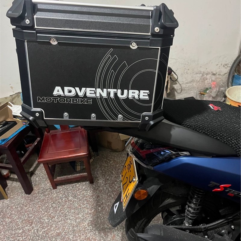 快拆铝合金尾箱28L/3n6L/45L/55L/65L/80L/100L机车尾箱後备箱