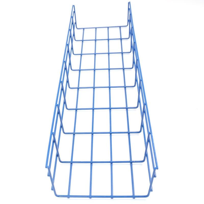 彩色喷塑网格式桥架厂家颜色规格机房K通讯常用网格电缆线槽