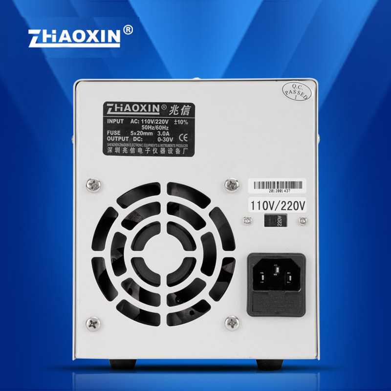 兆信 PS-3f05D直流可调电源0-30V0-5A mA/A转换线性直流电源