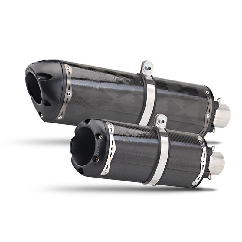 摩托跑车改装小中RK8K7兄弟碳u纤排气管CBR500/600 ZX6R/10R R6