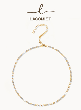 LMLAGOMIST砂糖网球项链小众