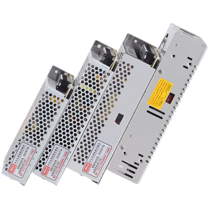 明伟S-350W220v转5V12V24V48V直流开关电源N可调监控变压器3A5A20