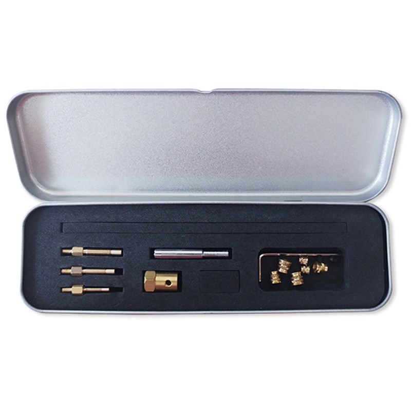 M1.4-1.6-2l-2.5/M3-6热熔铜螺母植入工具936导热铜螺母植入塑胶