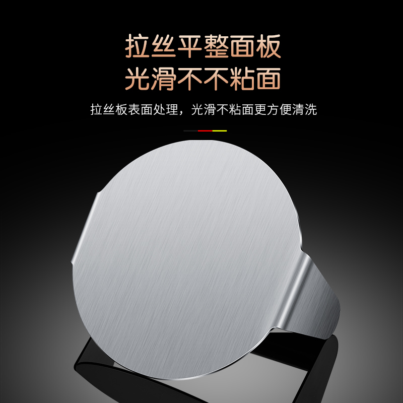 304不锈钢方形压肉器手s动压肉饼器圆形汉堡煎牛排器家用厨房工具