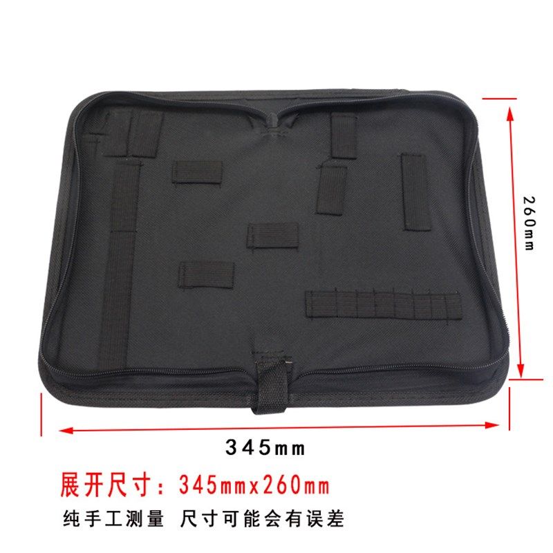 维修工具包18格大布包A款收纳包大款多功能帆P布包拉链款支持定-